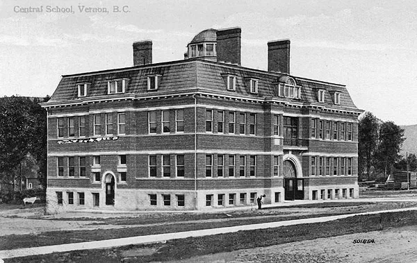 The brick-era Kalamalka Hotel building